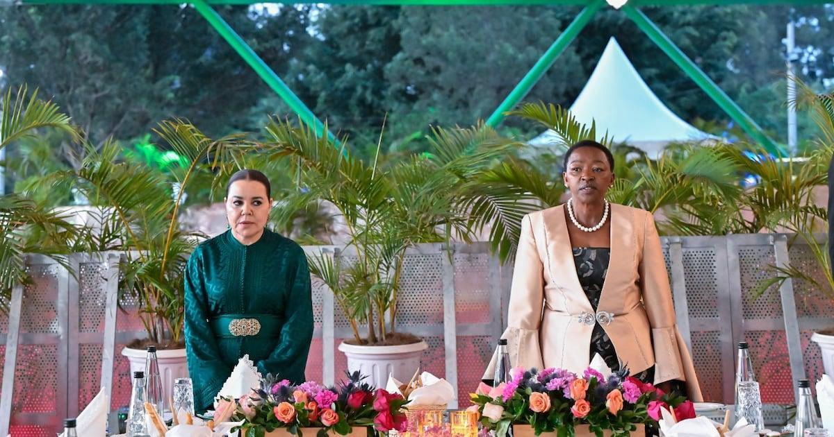 مأدبة عشاء للسيدة الأولى بكينيا للأميرة للا أسماء مأدبة عشاء للسيدة الأولى بكينيا للأميرة للا أسماء