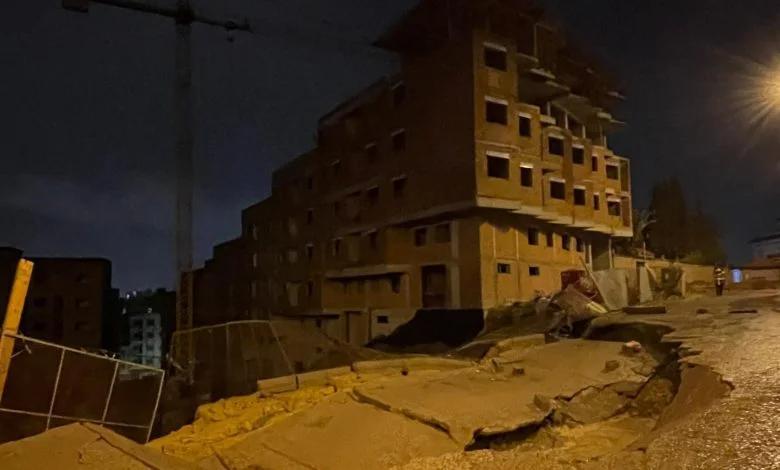 طنجة: انهيار أرضي قرب مشروع سكني طنجة: انهيار أرضي قرب مشروع سكني