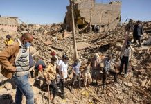 عواصف جديدة تدفع ضحايا زلزال الحوز إلى الشارع عواصف جديدة تدفع ضحايا زلزال الحوز إلى الشارع