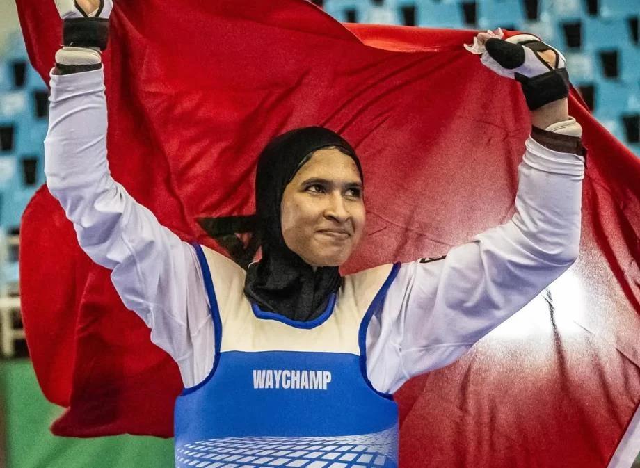 أمينة الدحاوي تتوج بذهبية التايكوندو في كينيا أمينة الدحاوي تتوج بذهبية التايكوندو في كينيا