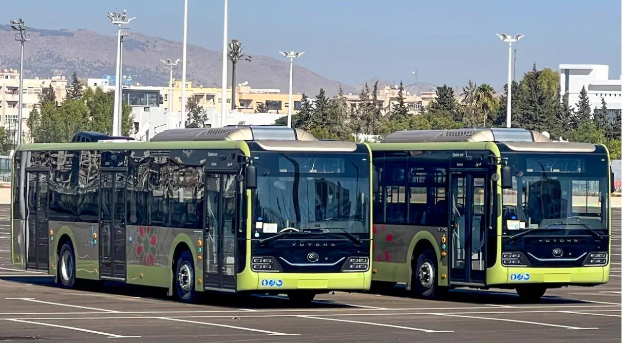 فاس تعزز أسطول النقل الحضري بـ154 حافلة من الجيل الجديد فاس تعزز أسطول النقل الحضري بـ154 حافلة من الجيل الجديد