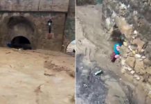 إنقاذ مسنّة مغربية حاصرتها السيول في مدينة آسفي إنقاذ مسنّة مغربية حاصرتها السيول في مدينة آسفي