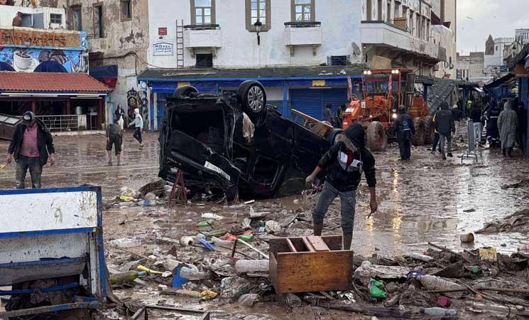 الحكومة المغربية تطلق برنامج دعم متضرري فيضانات آسفي الحكومة المغربية تطلق برنامج دعم متضرري فيضانات آسفي