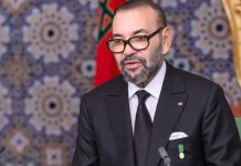 محمد السادس يهنئ الجنرال دومبويا بعد انتخابه رئيسًا لغينيا محمد السادس يهنئ الجنرال دومبويا بعد انتخابه رئيسًا لغينيا