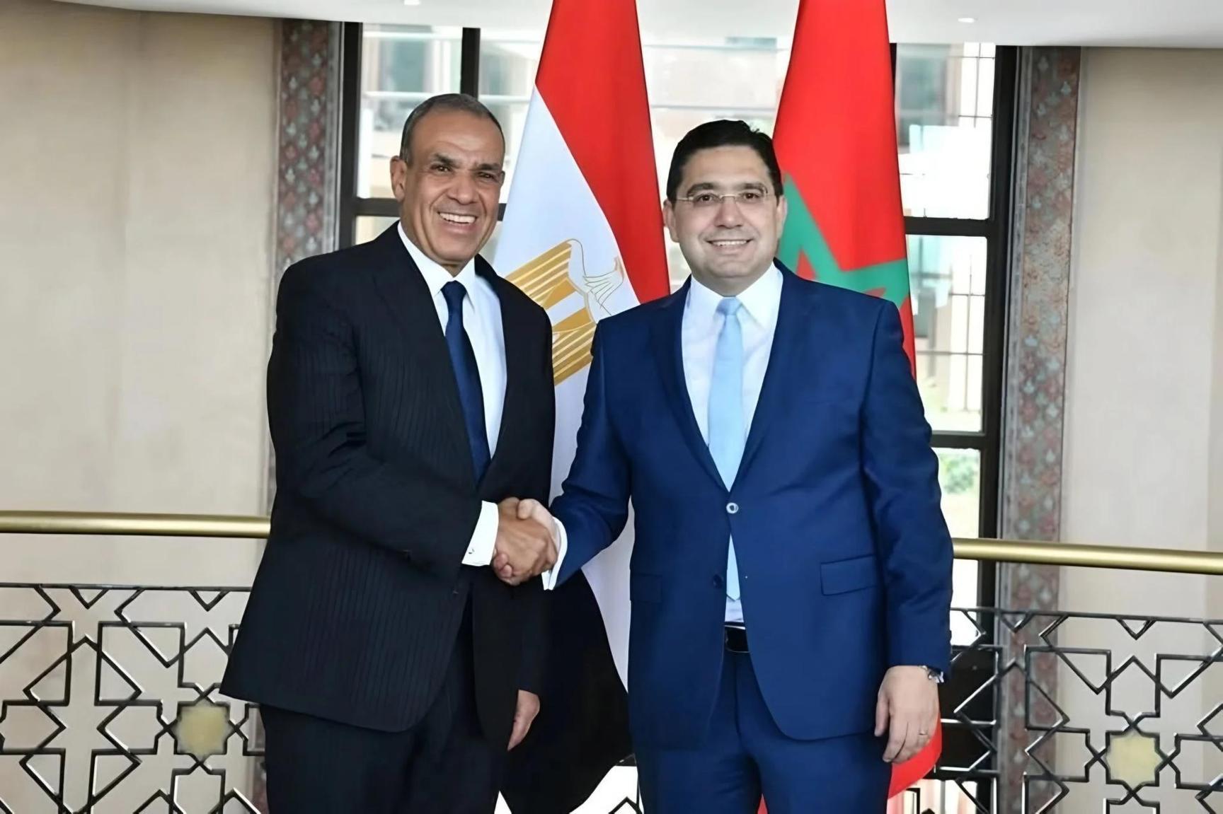 وزيرا خارجية المغرب ومصر يبحثان العلاقات بين البلدين وزيرا خارجية المغرب ومصر يبحثان العلاقات بين البلدين