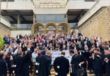 المحامون يقررون التصعيد: إضراب مفتوح في المحاكم المحامون يقررون التصعيد: إضراب مفتوح في المحاكم