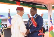 رئيس مجلس النواب يمثل الملك في تنصيب رئيس إفريقيا الوسطى رئيس مجلس النواب يمثل الملك في تنصيب رئيس إفريقيا الوسطى