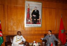 مباحثات بين المفتش العام للقوات المسلحة ورئيس أركان كينيا مباحثات بين المفتش العام للقوات المسلحة ورئيس أركان كينيا