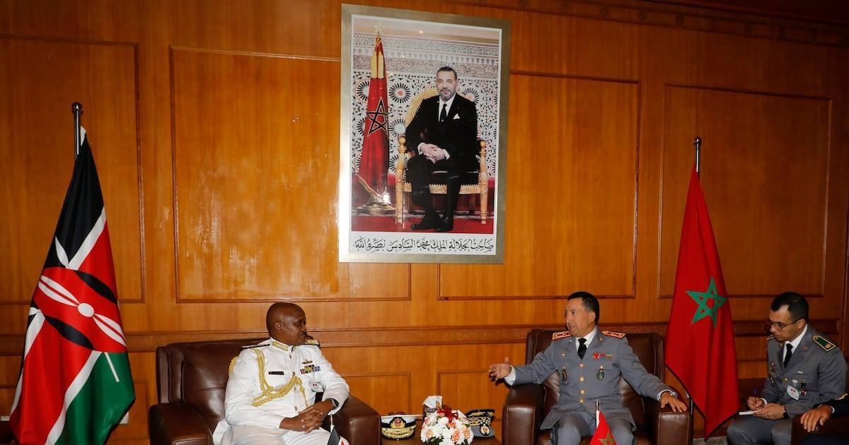 مباحثات بين المفتش العام للقوات المسلحة ورئيس أركان كينيا مباحثات بين المفتش العام للقوات المسلحة ورئيس أركان كينيا