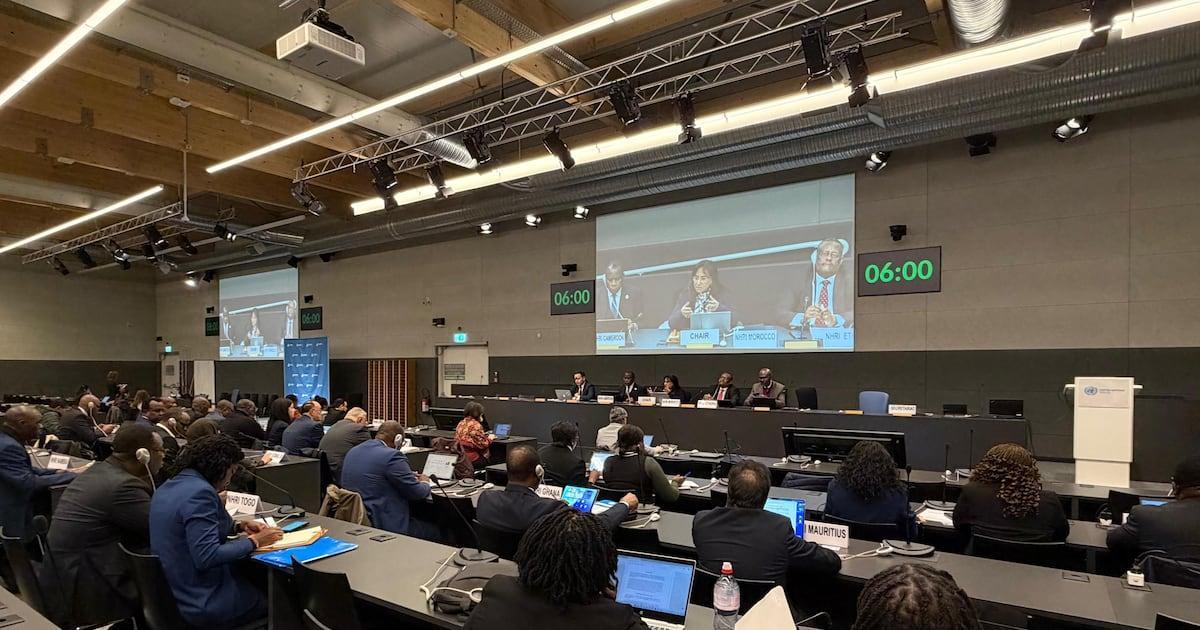 آمنة بوعياش ترأس اجتماع المجموعة الإفريقية للهجرة آمنة بوعياش ترأس اجتماع المجموعة الإفريقية للهجرة