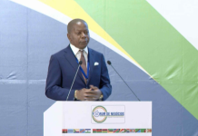 Agostinho Vuma opening speech during SADC