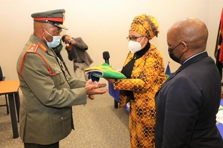 SADC Executive Secretary presents instruments of authority for Standby Force Deployment Mission to Mozambique. SADC Executive Secretary presents instruments of authority for Standby Force Deployment Mission to Mozambique.