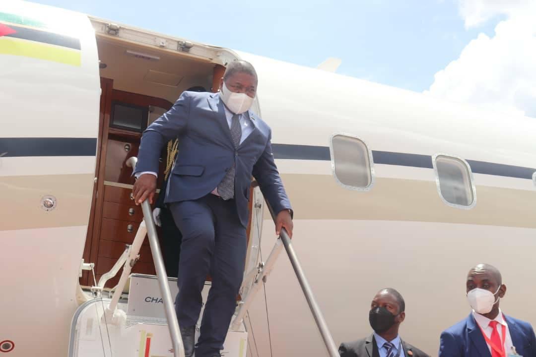Mozambique: President Nyusi arrives in Malawi for SADC Summit – photos Mozambique: President Nyusi arrives in Malawi for SADC Summit – photos