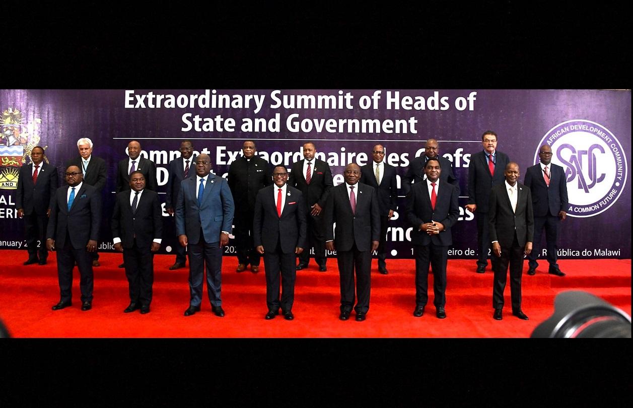 Communiqué of the Extraordinary Summit of Heads of State and Government of the Southern African Development Community (SADC) – Unabridged Communiqué of the Extraordinary Summit of Heads of State and Government of the Southern African Development Community (SADC) – Unabridged