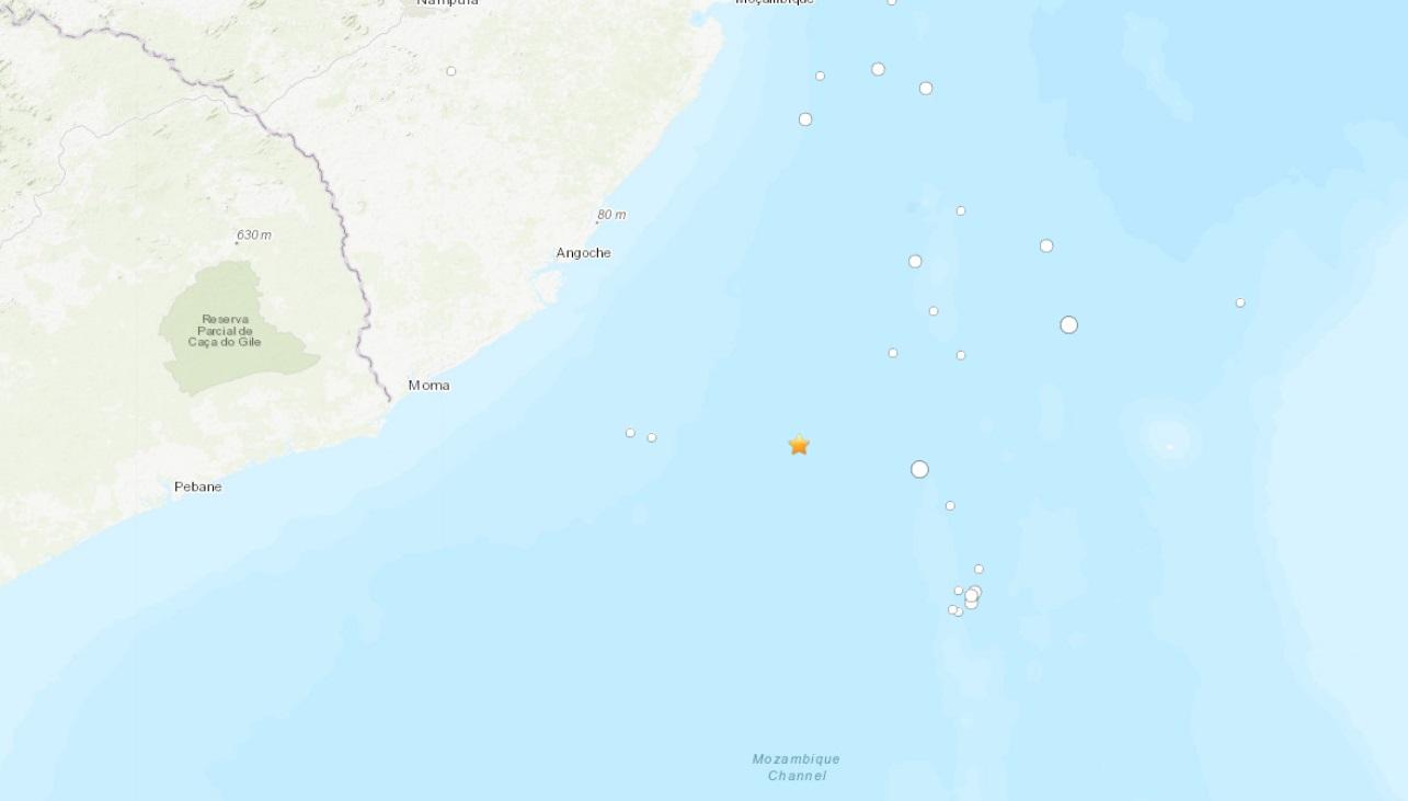 Geological service records earthquake off the Mozambican coast Geological service records earthquake off the Mozambican coast