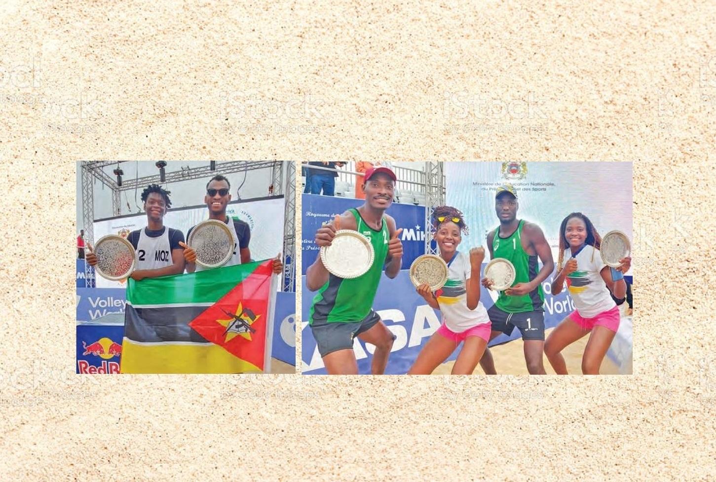 The silver and bronze that make us proud at African Beach Volleyball Championship