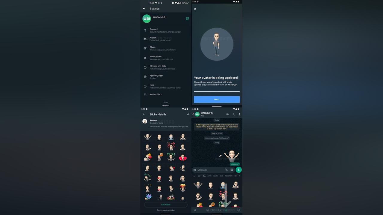 WhatsApp rolling out avatar feature for profile pictures WhatsApp rolling out avatar feature for profile pictures