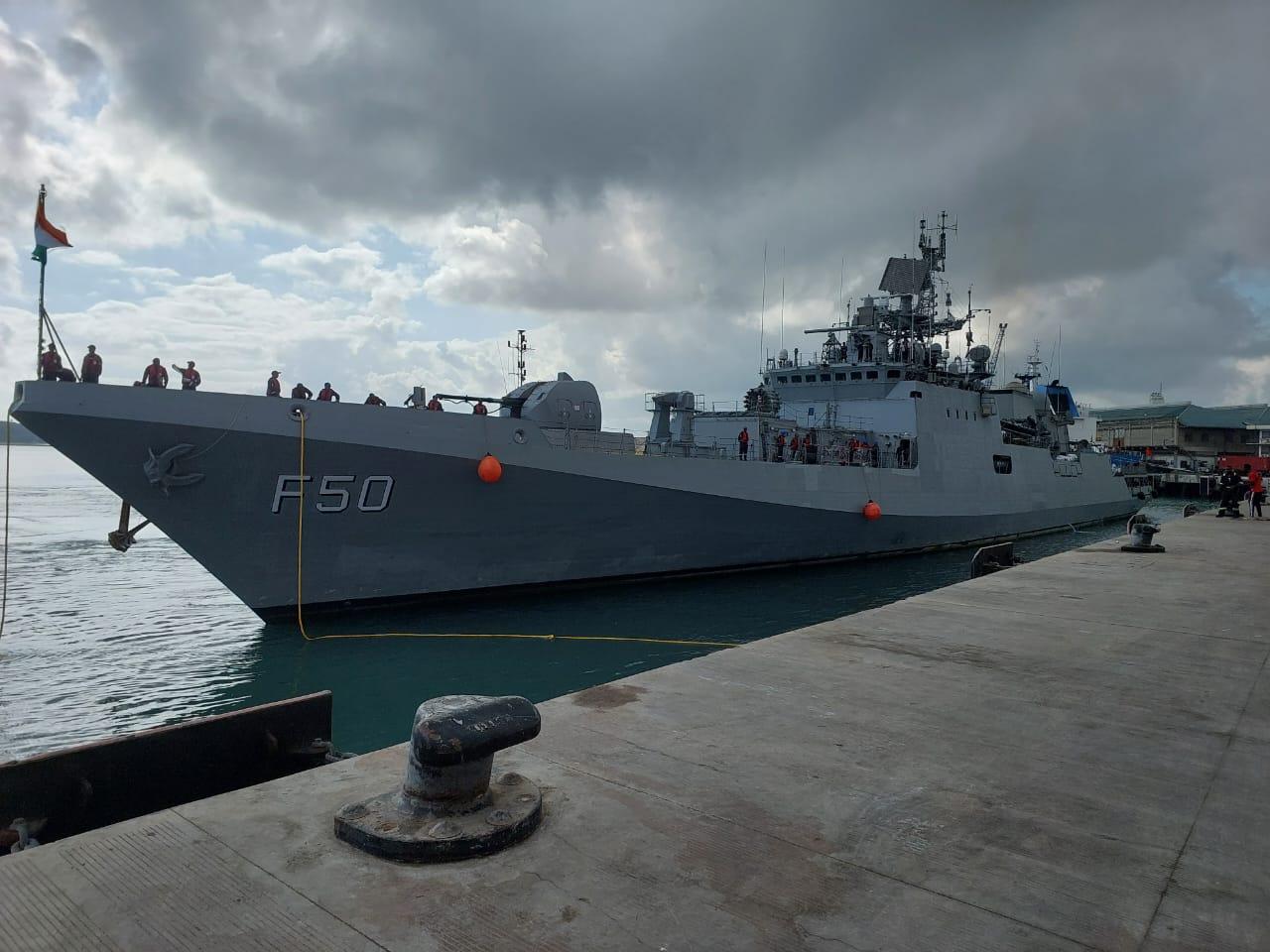 Tanzania, India and Mozambique conduct trilateral exercise as Indian Navy Ship arrives Tanzania, India and Mozambique conduct trilateral exercise as Indian Navy Ship arrives