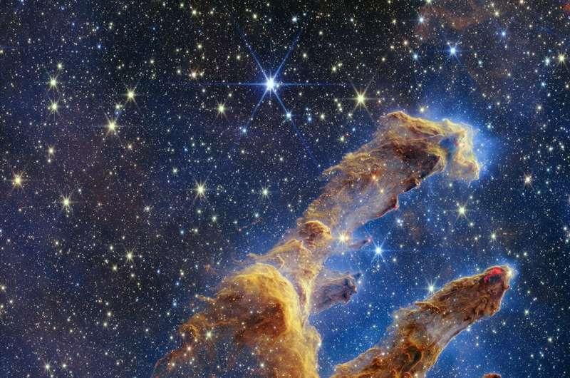 James Webb telescope's ghostly 'Pillars of Creation' James Webb telescope's ghostly 'Pillars of Creation'