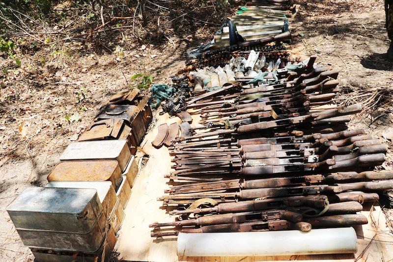 Massive weapons cache unearthed in Cabo Delgado Massive weapons cache unearthed in Cabo Delgado