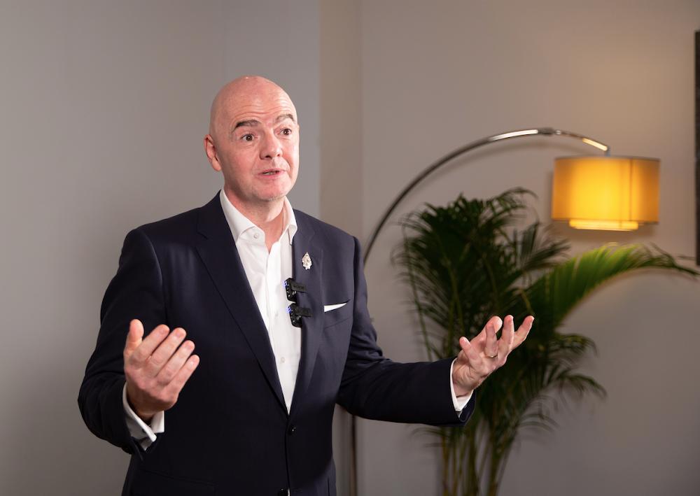 Infantino expects football to unite world Infantino expects football to unite world