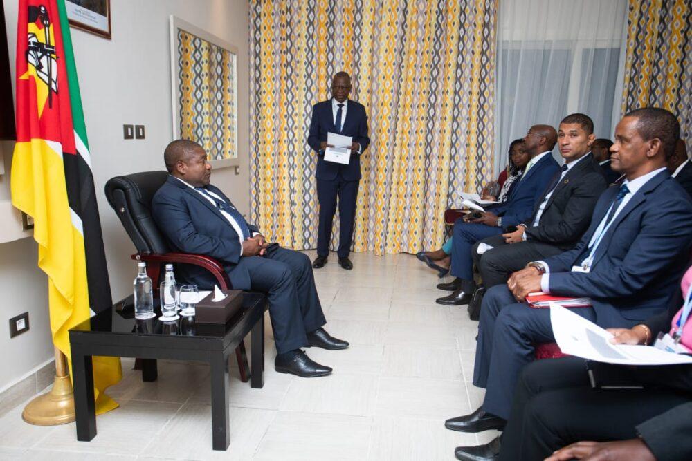 President Nyusi arrives in Egypt for the COP27 Summit Mozambique