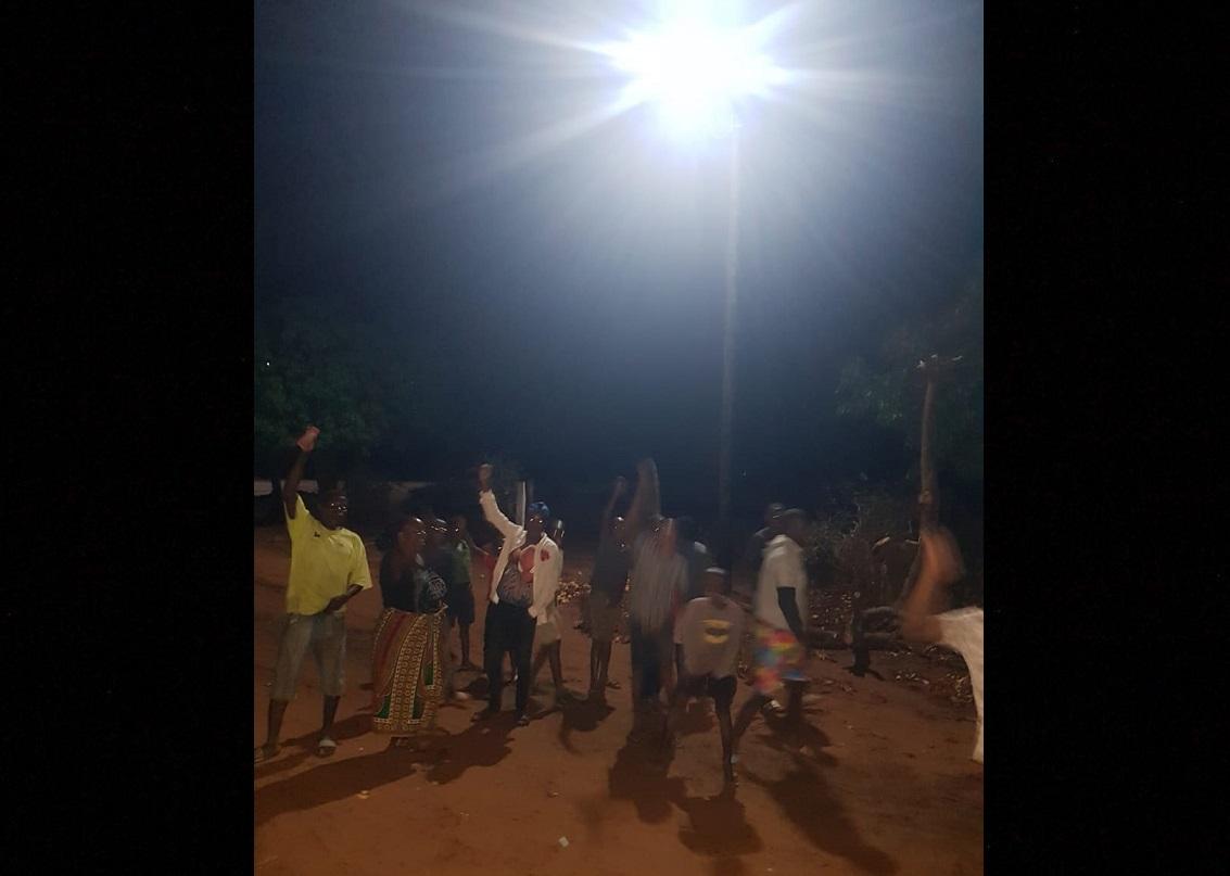 Chinga administrative post receives electricity Chinga administrative post receives electricity