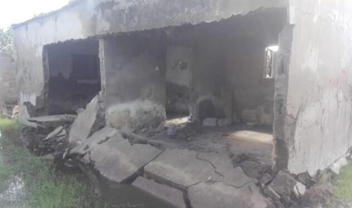 A house collapses in Magoanine A, Maputo city A house collapses in Magoanine A, Maputo city