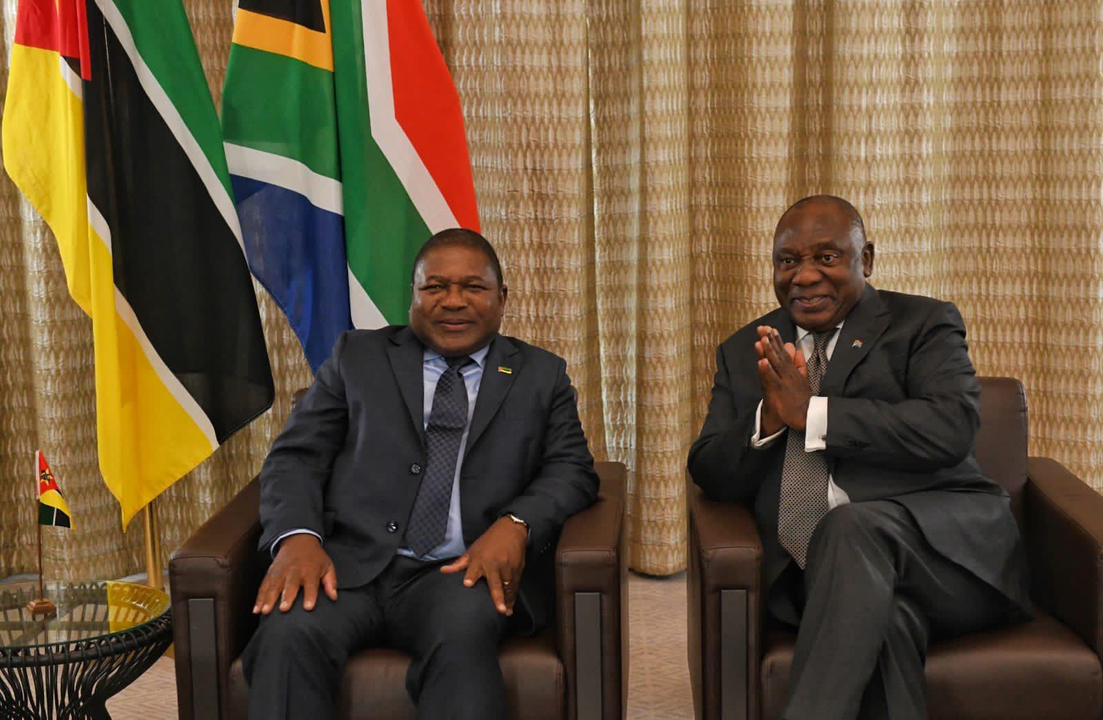 President Nyusi Meets With President Ramaphosa Of South Africa In Addis ...