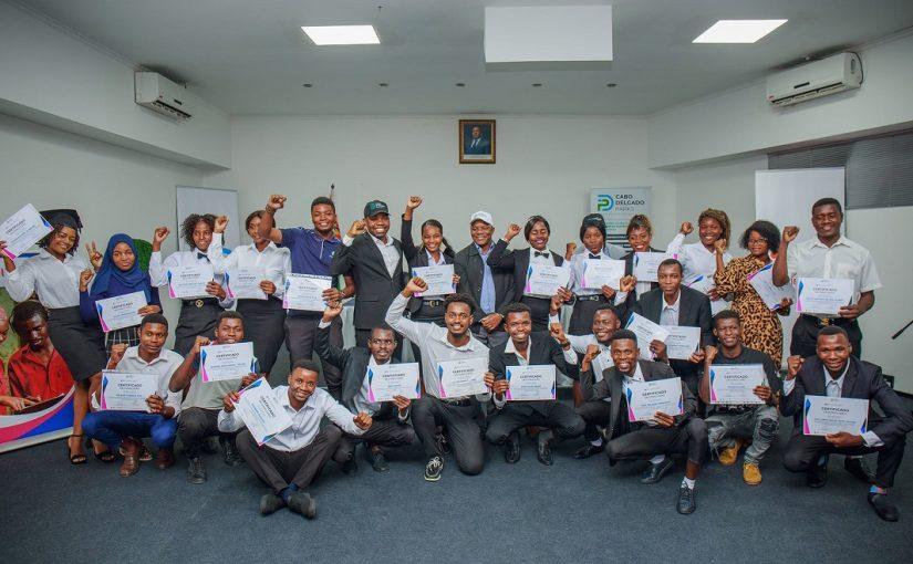MozYouth interns graduate in Pemba at a ceremony with the Provincial Governor MozYouth interns graduate in Pemba at a ceremony with the Provincial Governor