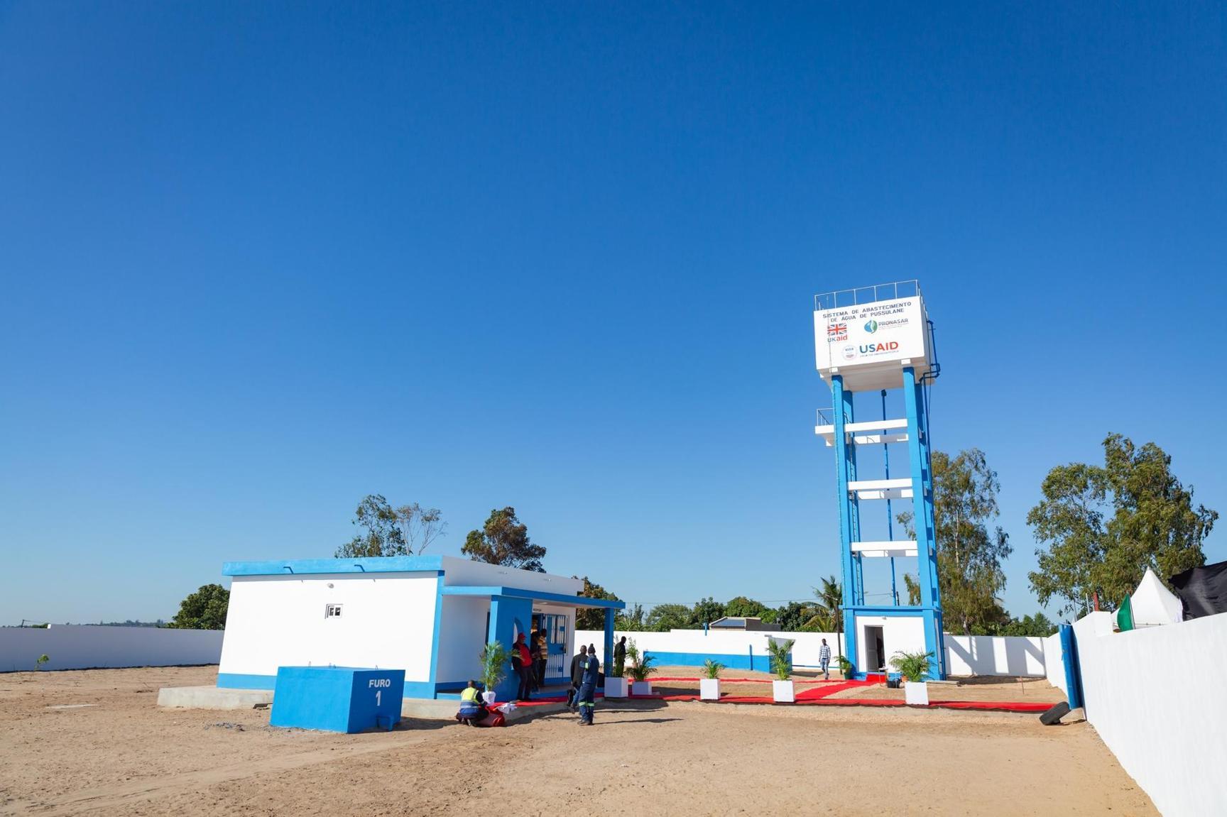 Nyusi inaugurates water system in Pussulane resettlement neighbourhood Nyusi inaugurates water system in Pussulane resettlement neighbourhood
