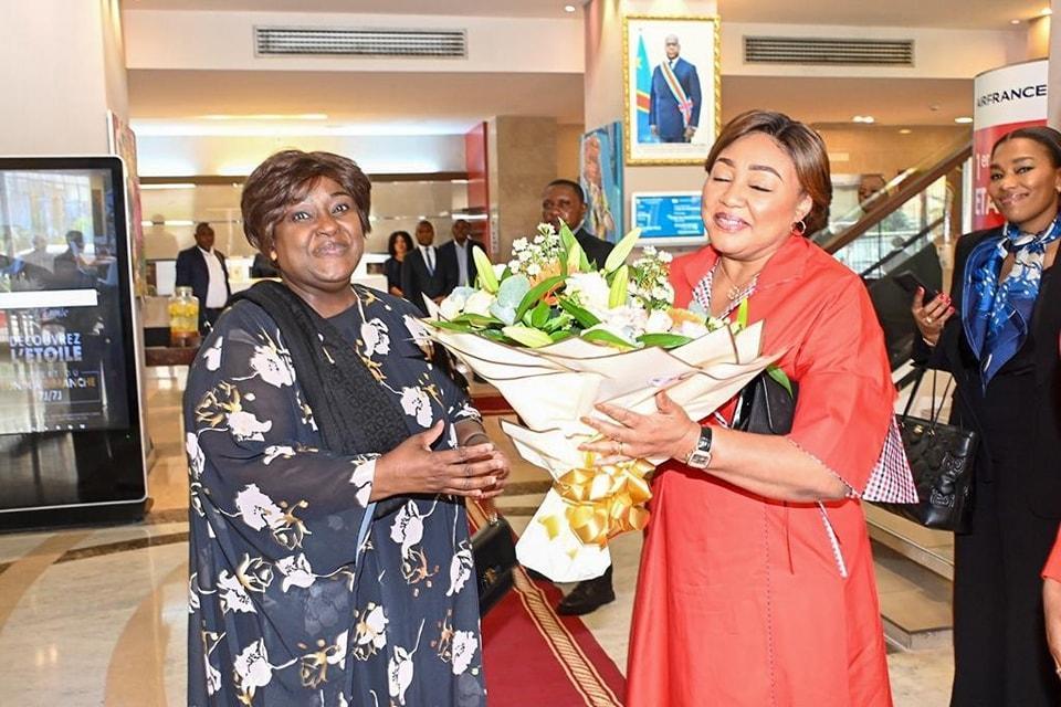 First Lady Isaura Nyusi visits Kinshasa, DR Congo First Lady Isaura Nyusi visits Kinshasa, DR Congo