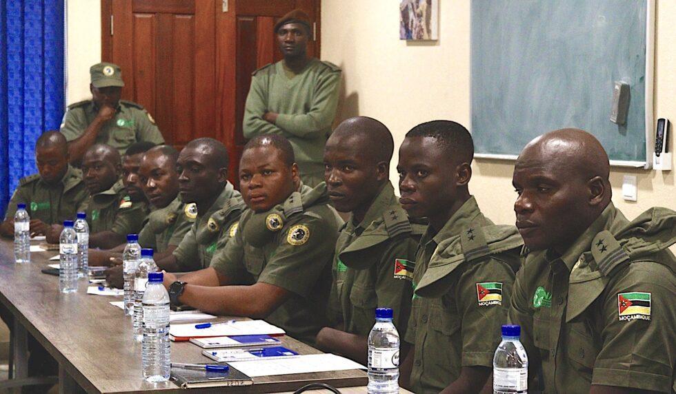 Gorongosa Rangers receive training in human rights, biodiversity and intelligence issues Gorongosa Rangers receive training in human rights, biodiversity and intelligence issues