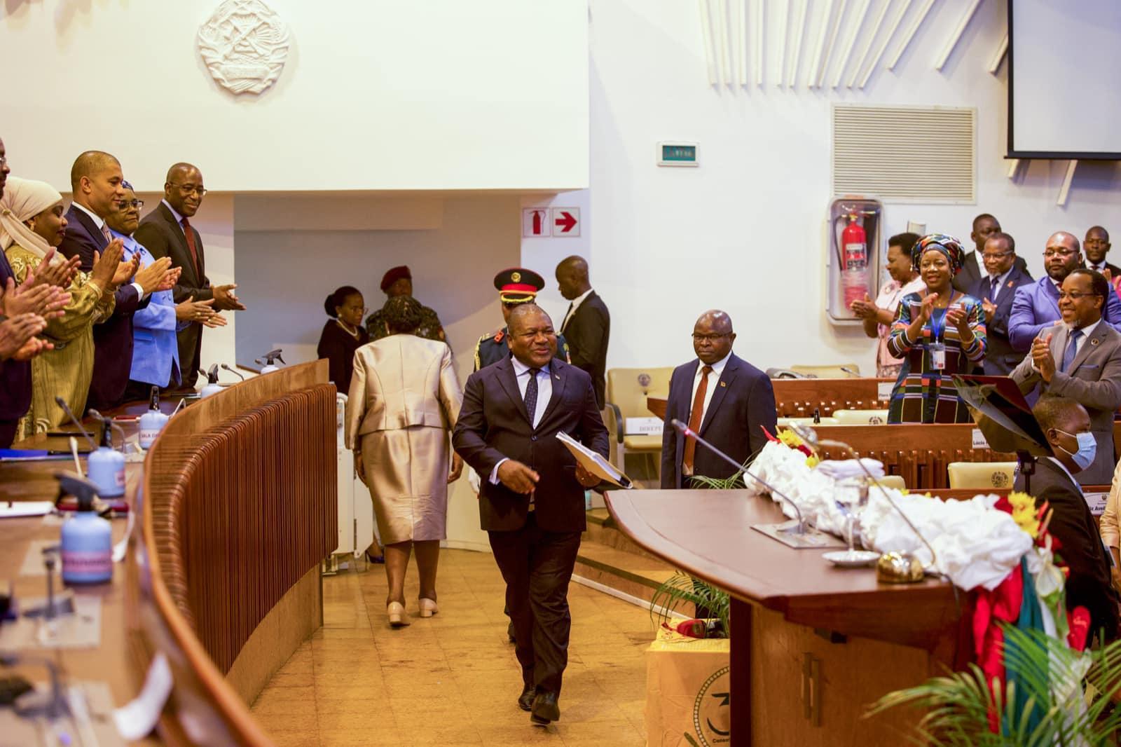 Terrorists pushed onto defensive, claims Nyusi Terrorists pushed onto defensive, claims Nyusi