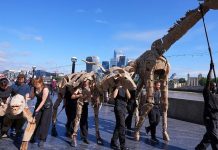 Giant Puppet Animals Complete 20,000km Climate Journey Giant Puppet Animals Complete 20,000km Climate Journey