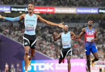 Collen Kebinatshipi Leads Botswana to 400m Glory Collen Kebinatshipi Leads Botswana to 400m Glory