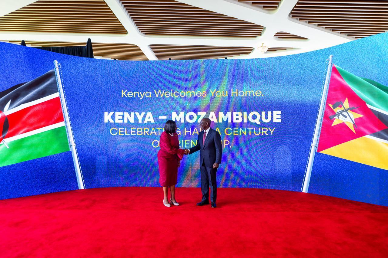 Kenya President William Ruto Hosts PM Maria Benvinda Kenya President William Ruto Hosts PM Maria Benvinda