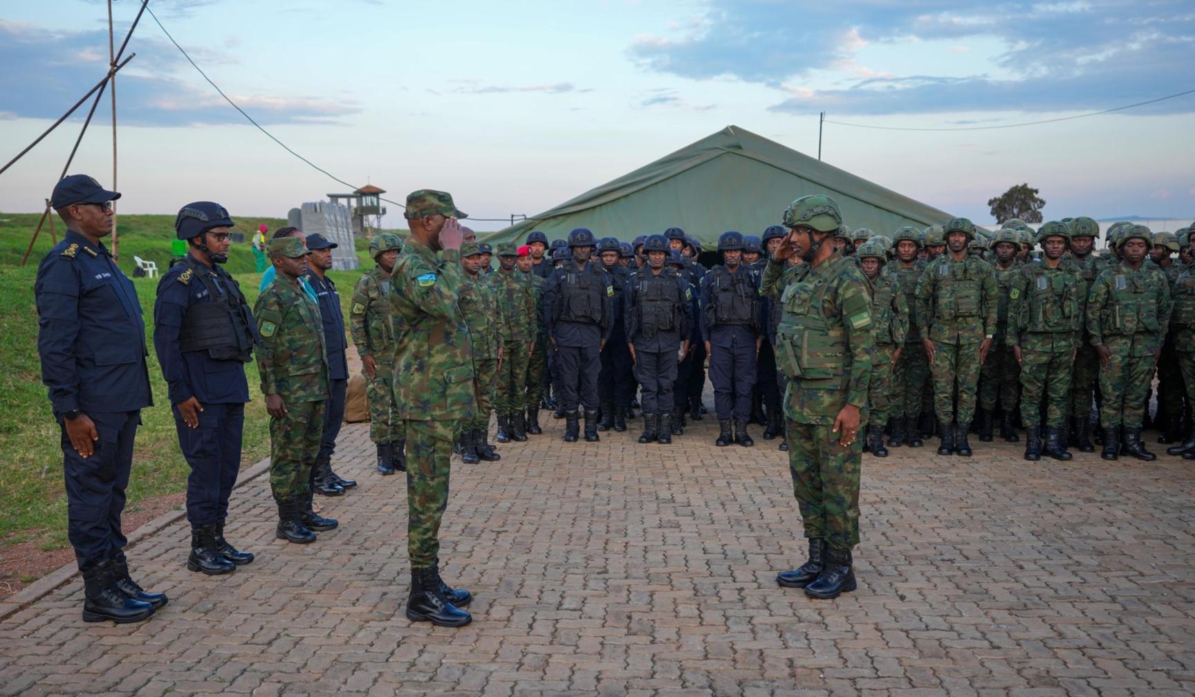 Rwanda Security Forces Return to Kigali After Deployment Rwanda Security Forces Return to Kigali After Deployment