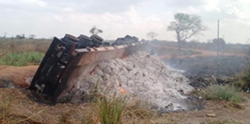 100,550 School Books Lost to Truck Accident 100,550 School Books Lost to Truck Accident