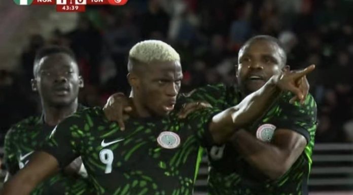 Osimhen Booked After Opener Against Tunisia at AFCON 2025 Osimhen Booked After Opener Against Tunisia at AFCON 2025