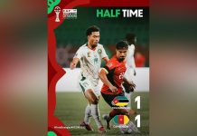 Entertaining First Half Ends Level in Mozambique Cameroon Match Entertaining First Half Ends Level in Mozambique Cameroon Match
