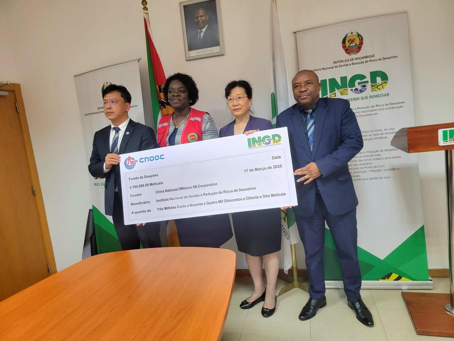 CNOOC Aids Mozambique's Flood Response Efforts CNOOC Aids Mozambique's Flood Response Efforts