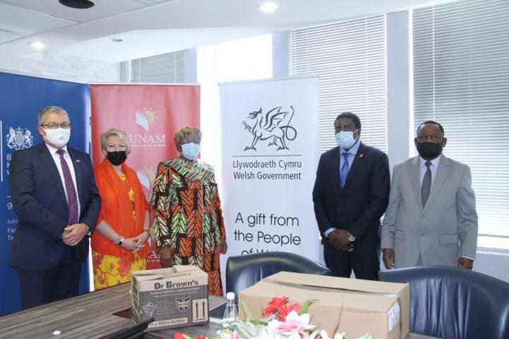 Wales’ massive support to Namibia’s fight against COVID-19 Pandemic continues Wales’ massive support to Namibia’s fight against COVID-19 Pandemic continues