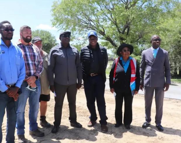 Mutorwa commissions Onhuno-Eenhana road rehabilitation Mutorwa commissions Onhuno-Eenhana road rehabilitation