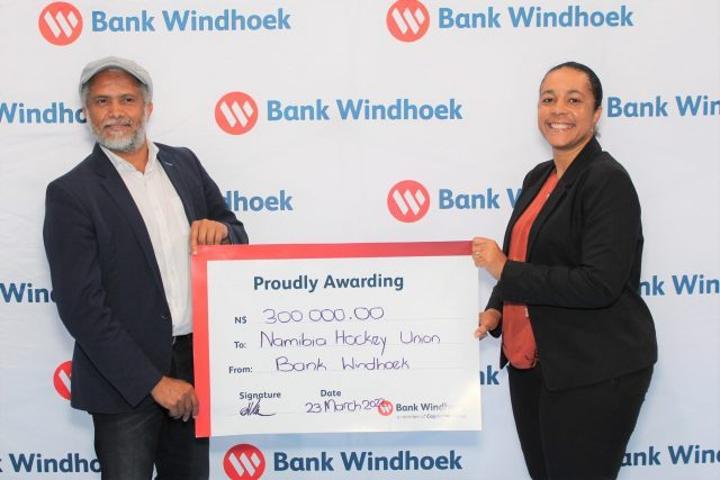 Bank Windhoek hands hockey a 300k boost Bank Windhoek hands hockey a 300k boost