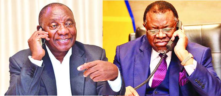 Geingob, Ramaphosa discussed 'Farmgate' – report Geingob, Ramaphosa discussed 'Farmgate' – report