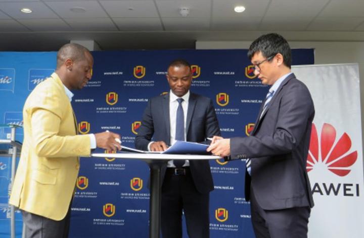 Huawei enters tripartite agreement on cooperation under smart campus initiative in Namibia Huawei enters tripartite agreement on cooperation under smart campus initiative in Namibia