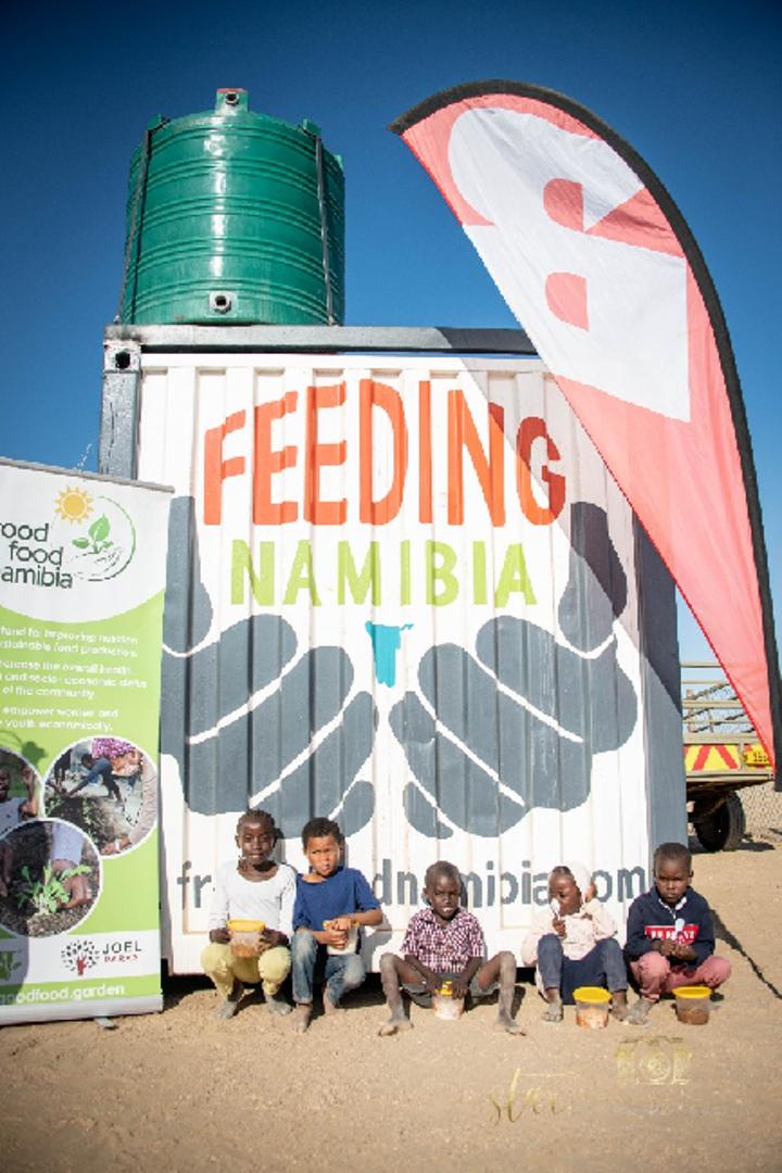 Feeding station established for DRC children Feeding station established for DRC children