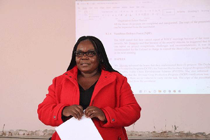 Oshana takes stock of development Oshana takes stock of development