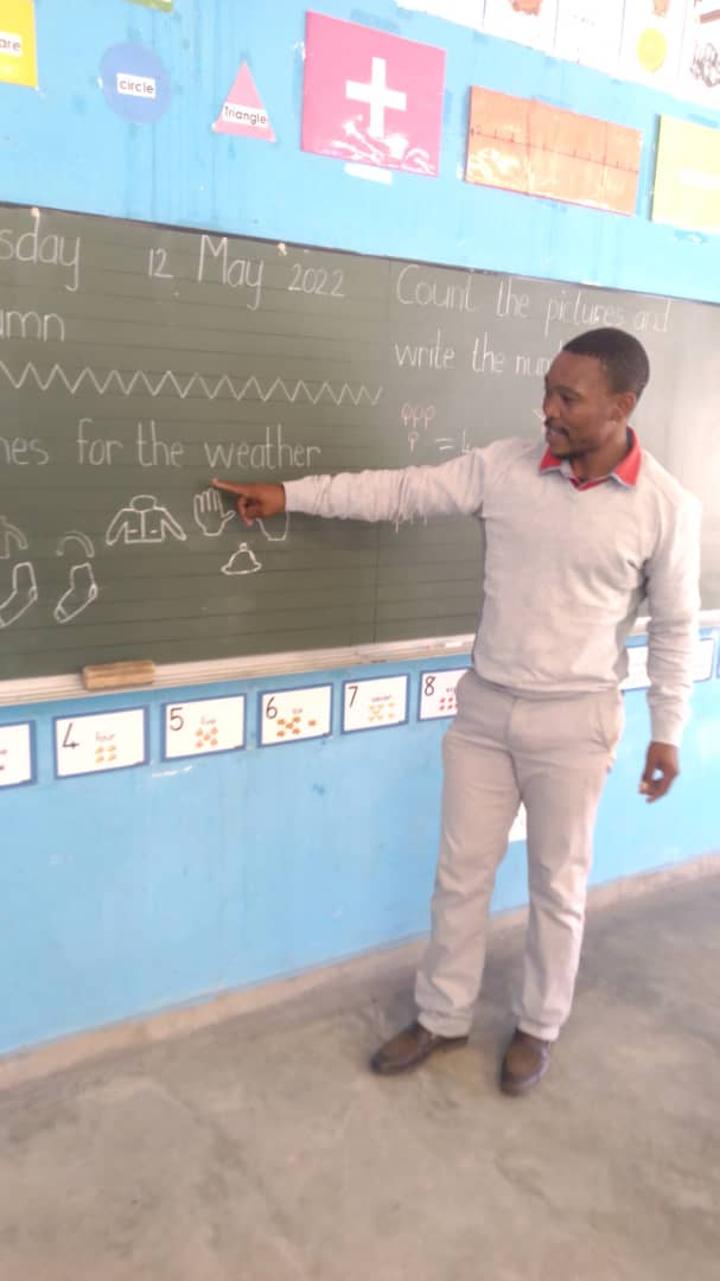 San teacher ploughs back… works to get more marginalised children through school San teacher ploughs back… works to get more marginalised children through school
